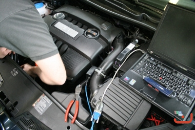Prins VSI Autogasanlage - Fahrzeuginnenraum