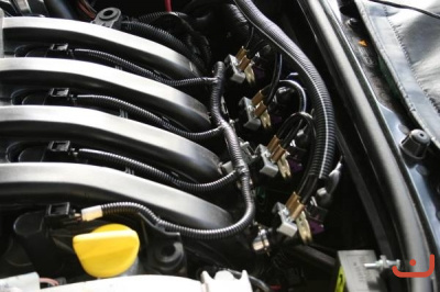 Vialle LPI Autogasanlage - Motor - Detail