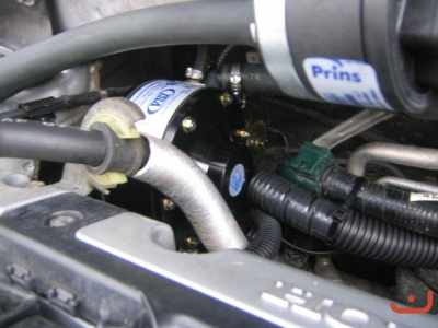 Prins VSI Autogasanlage - Motorraum Detail